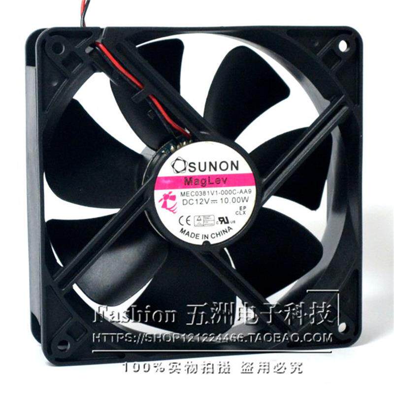 sunon建准12038 12v10w 12cm厘米机箱散热风扇MEC0381v1-000C-AA9