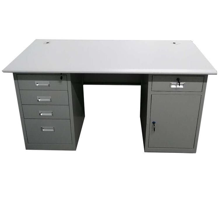 1.2米1.4米1.6米钢制办公桌单人位新款员工电脑桌简约铁皮办公台