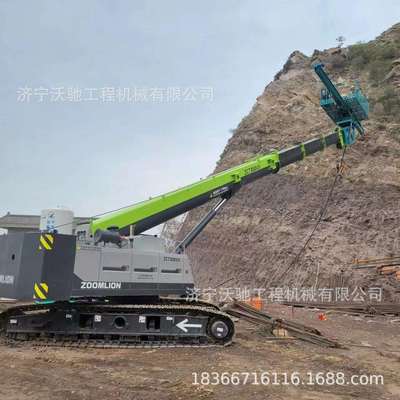 轮式吊车加装潜孔钻机拆卸方便高举升吊改钻机360度旋转吊改钻机