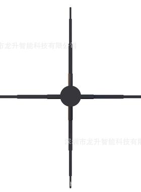 3D全息风扇广告机高清100cmHDMI实时同步传输 控制盒祼眼成像展厅