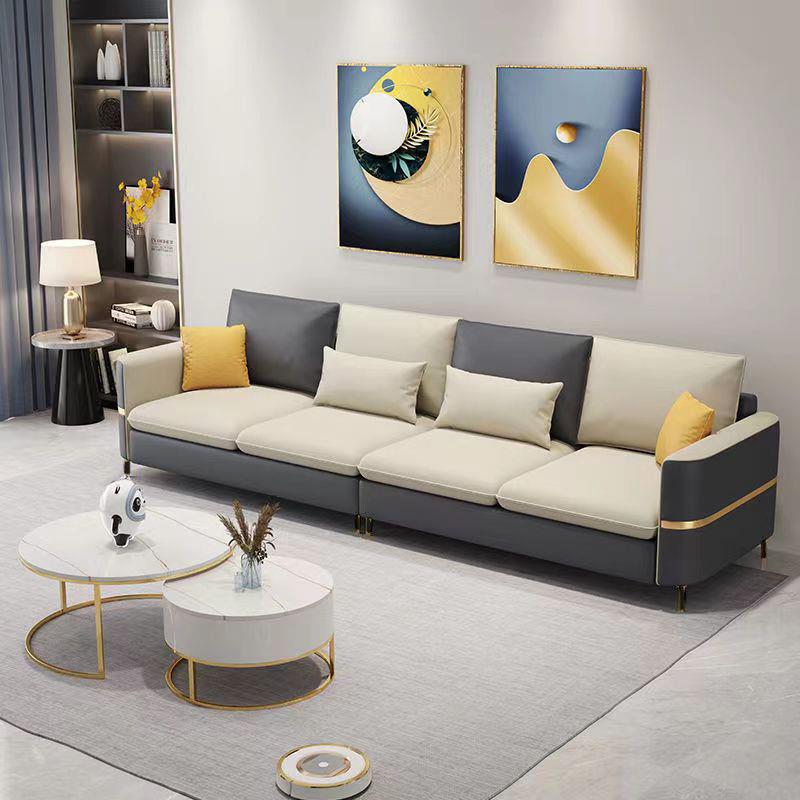 现代防猫抓直排贵妃科技大客厅沙发轻奢家用农村高级小户型布艺感