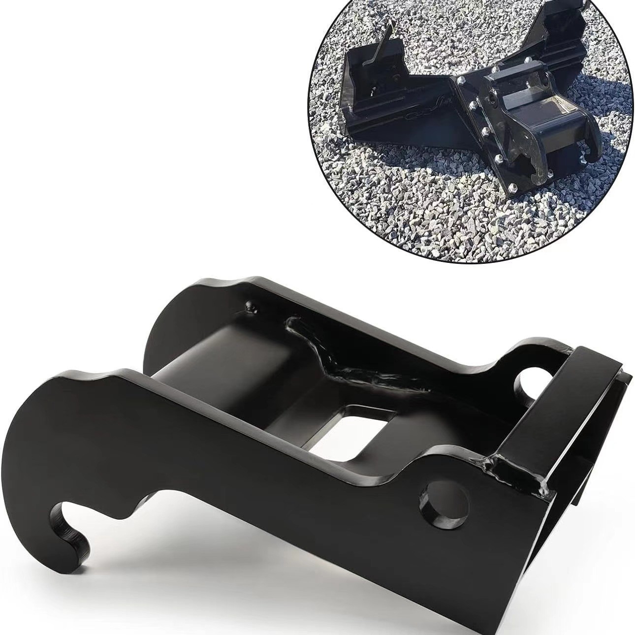 工厂现货挖掘机属具配件 反铲快速扣件支架配件连接器出口欧美