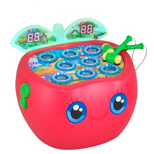 苹果商用打地鼠商场敲击老鼠 双人超市门口摆放玩具车小款 新款 热卖