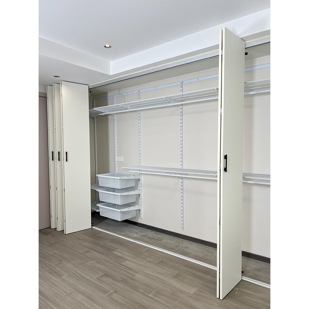 美达斯定制金属框架衣柜步入式衣帽间架子组装砌墙钢架结构置物架