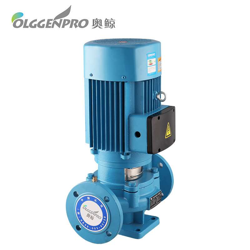 15kw 奥鲸立式管道泵 IRG锅炉管道热水循环泵工业抽水水泵厂家
