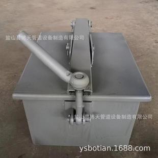 不锈钢方形检查门 带视镜快开矩形人孔门博天供应全国发货法兰