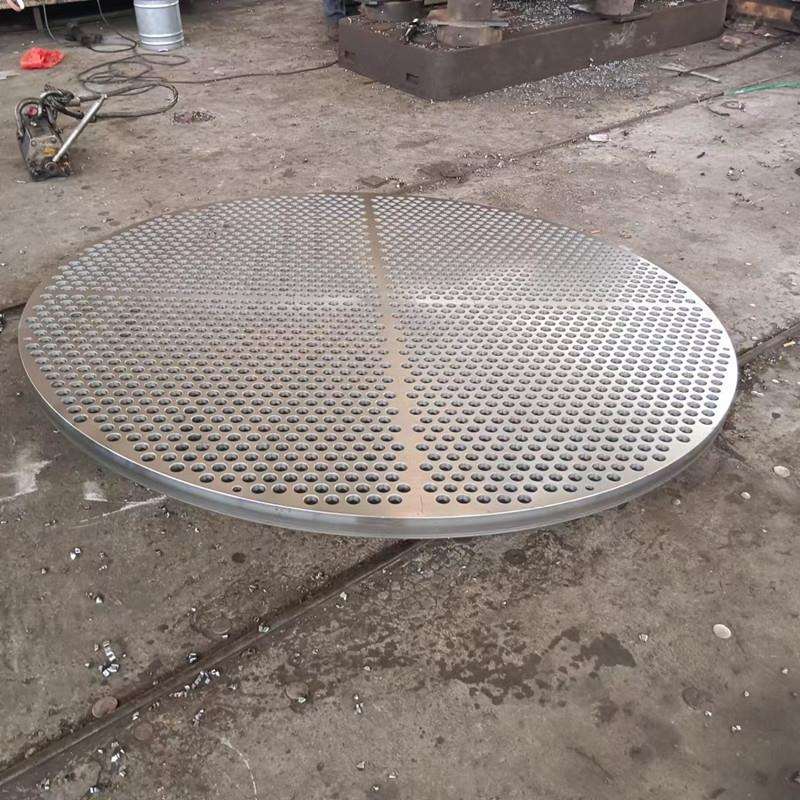 源航管件图纸生产不锈钢30403 30408 压力容器管板 冷凝器管