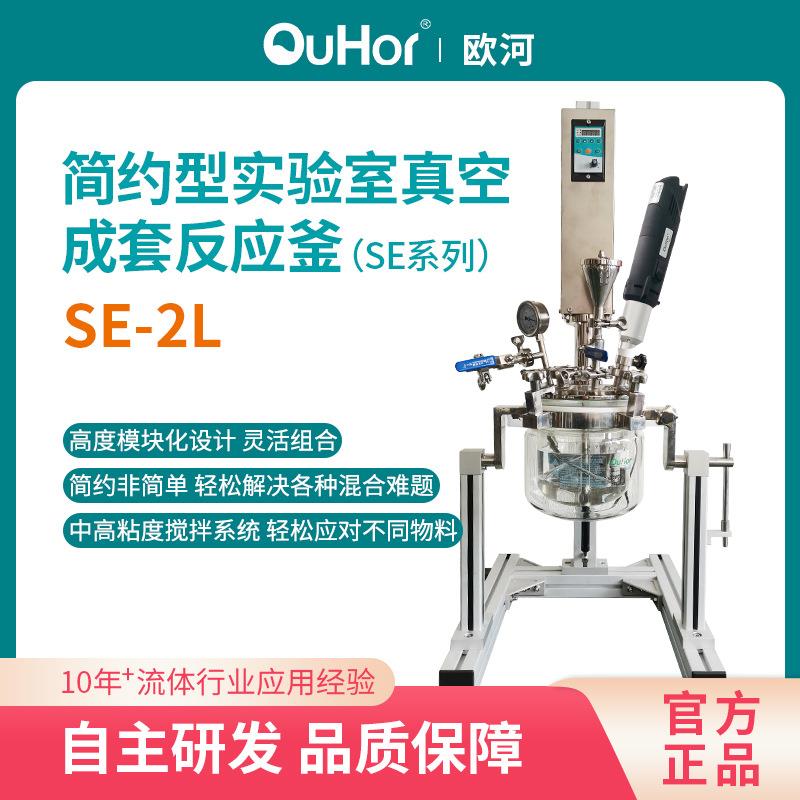 小型真空成套反应器SE-2L分散乳化均质混合反应器超声分散反应器