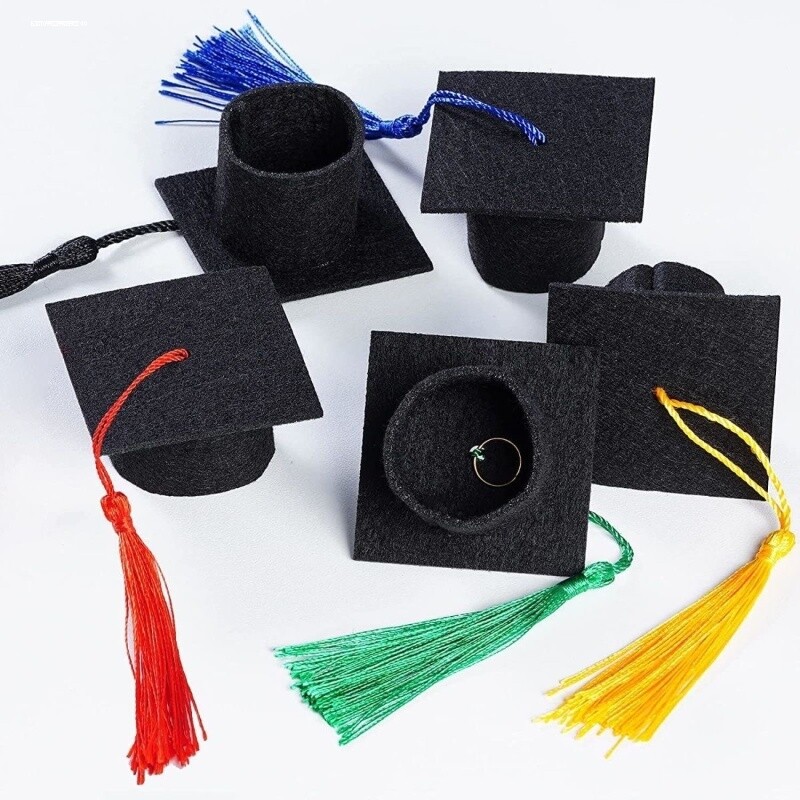 毕业迷你博士帽装饰学士帽发发卡发夹幼儿园装扮拍照道具图片