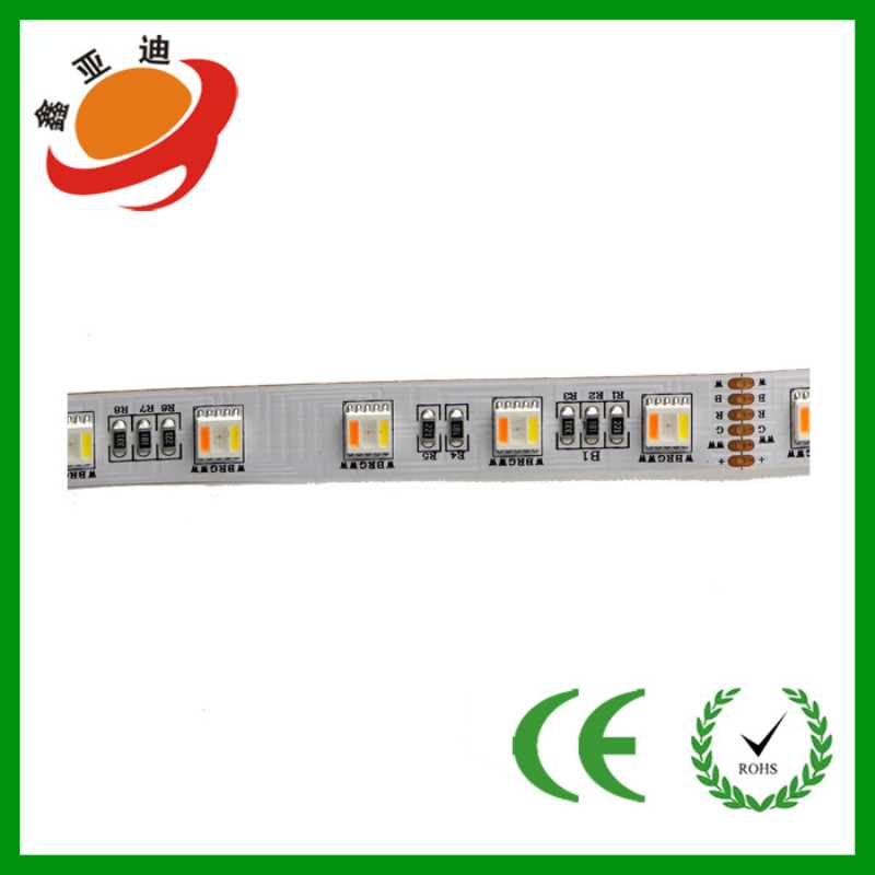 RGBCCT五合一LED灯带 5050RGBWW五合一LED灯条24V rgb cct软灯带