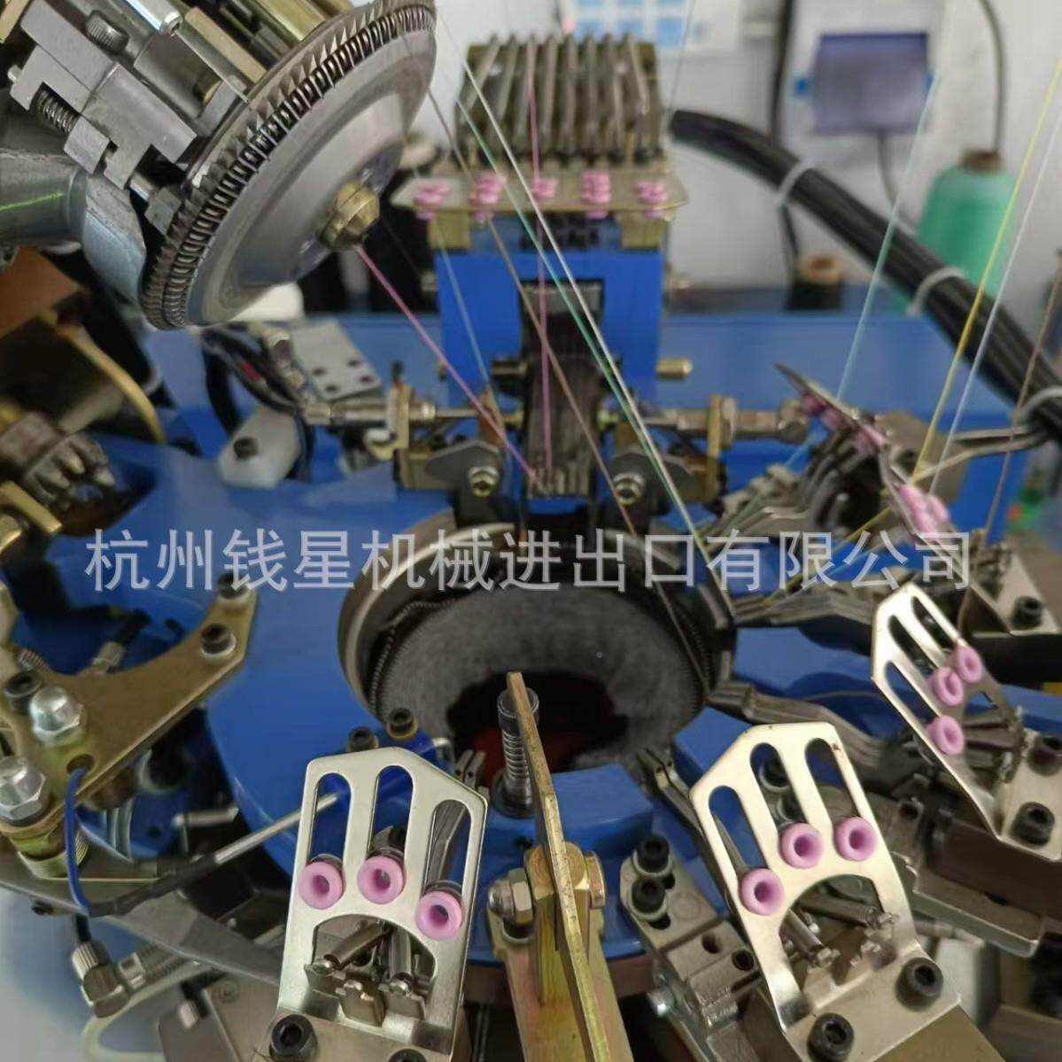 毛袜圈子机电脑自动高速毛圈袜机 针织QJ6F机器 加厚袜子机子厂家