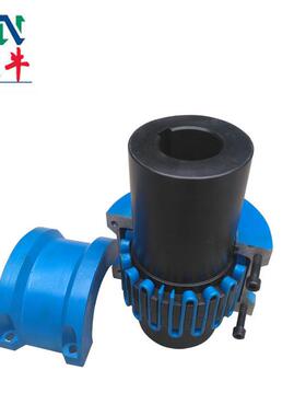 天 牛供应铝合金壳罩 蛇形弹簧联带轴器 JS23风机用联755轴器