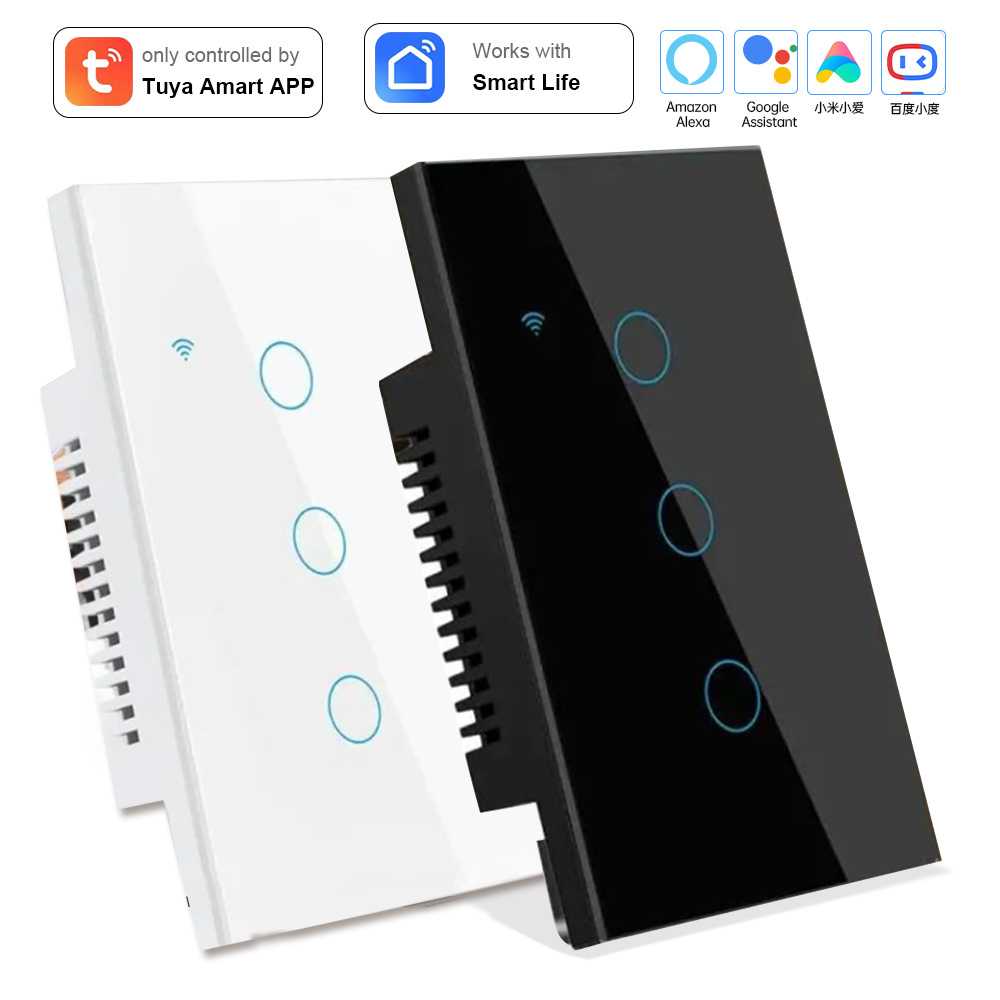 涂鸦WiFi触摸墙壁开关118型Alexa