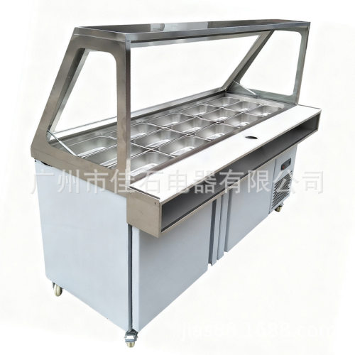 2026新款 三明治冷藏柜 110V Salad Cooler 抓码柜 沙拉操作台