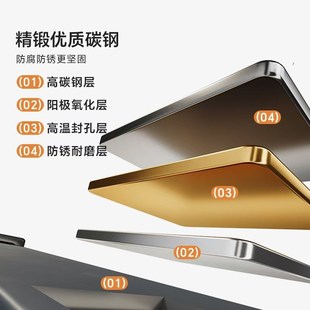 厨房置物架落地多层收纳柜家用对开门微波炉防尘多功能橱柜储物柜