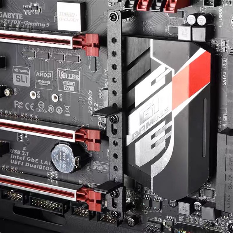 LIAN LI联力显卡支架隐藏式GB-00M1原装迷你金属显卡支架