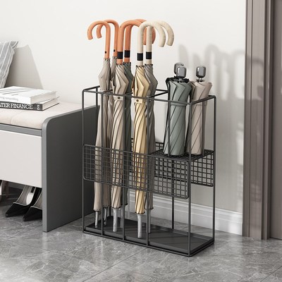 家用雨伞收纳架门口商用大容量放伞架入户放置架酒店大堂雨伞架子