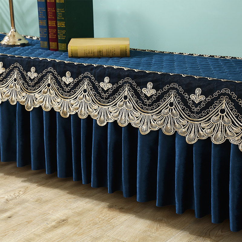 电视柜罩防尘盖布加厚桌布客厅电视柜桌布新款蕾丝加厚防滑盖巾,居家布艺,桌布,淘宝优惠券,粉丝福利购,淘宝优惠卷