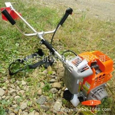 侧挂式打草机扶稻器割草机便携式割麦机背负式割灌机