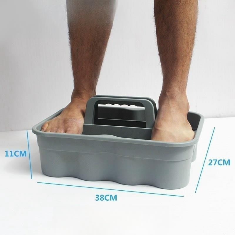 结实收纳筐精品专用物箱清洁盒提抹布盒杂子酒店打扫篮卫生具水德