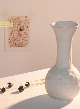 北欧i装ns素烧016陶瓷花瓶摆咖干花民宿工作室插花餐桌啡馆件家居