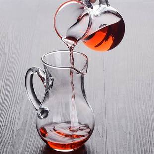 香彩加厚玻璃白酒分酒器创意家用洋酒红酒醒酒器小号扎壶饭店酒吧