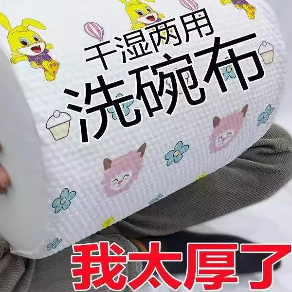 家用抹布湿巾一次性厨房专用纸巾吸油干湿懒人抹布两用免洗不沾油