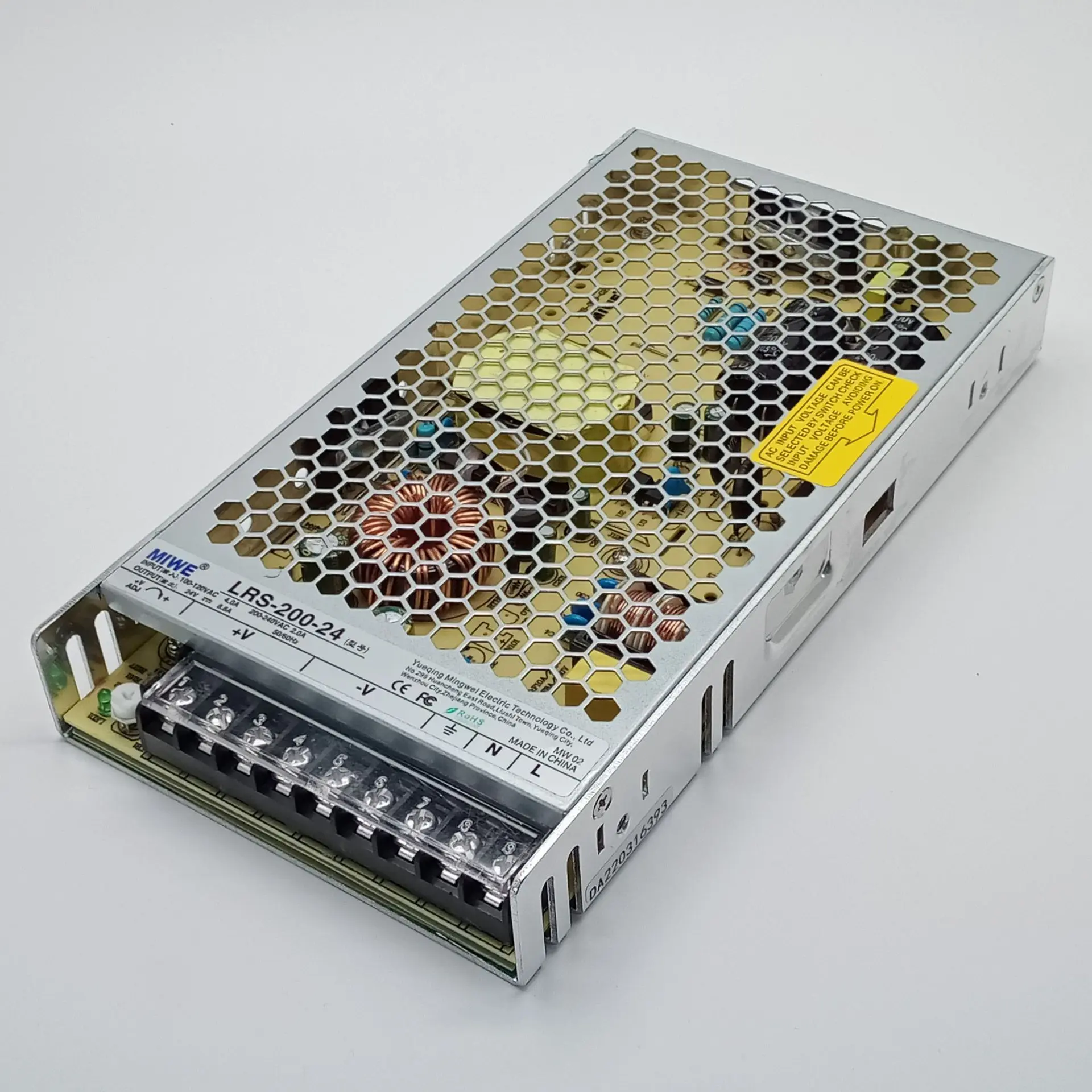 开关电源LRS-200W5V12V15V24V36V48V110V220V直流稳压电源模块