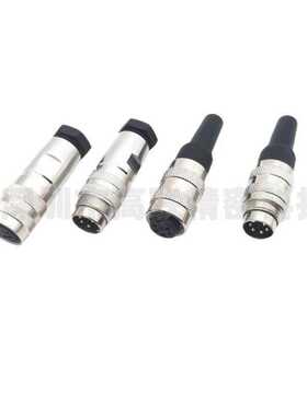 J09航空插头座sinocontec重强企业M16连接器6芯3针5孔24 12 19PIN