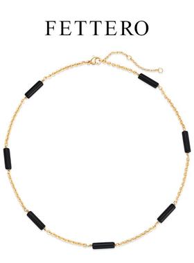 fetro铜合金项链【色7颗