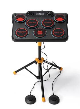 诺智艾QBI架子鼓力度感应能亮灯立乐器5000MA体声便携电子鼓