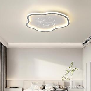代卧室云朵灯ELD吸顶灯简约现主卧儿童房间星76342空护眼男灯孩女