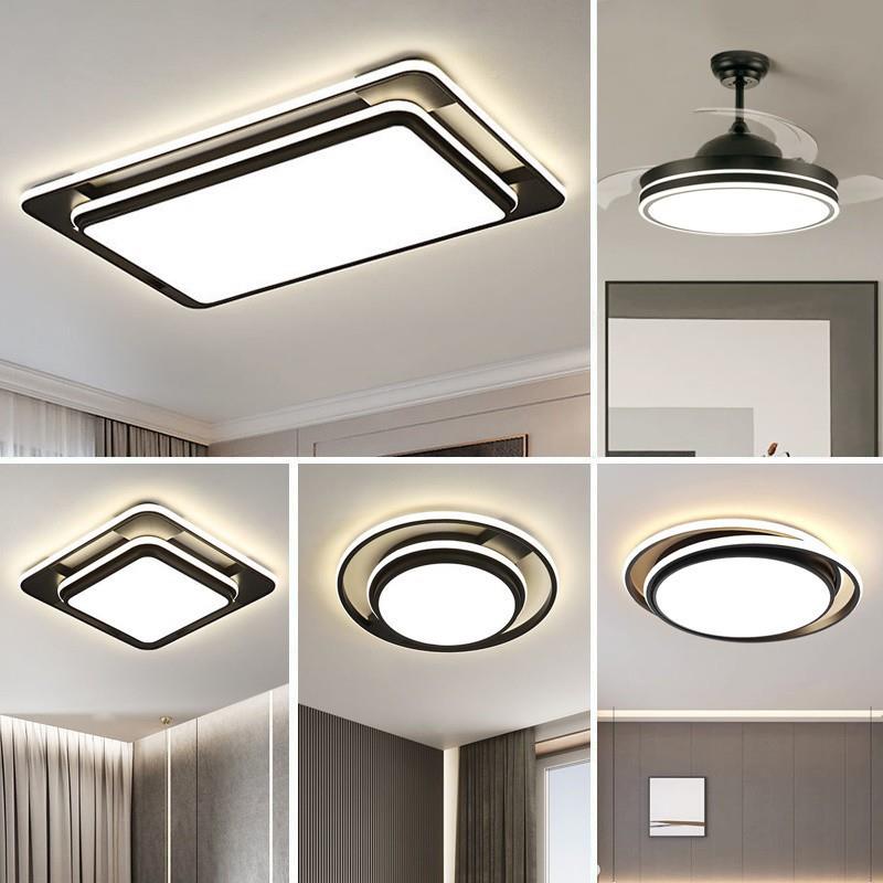 hY5厅led长形客吸顶灯现代简约方大厅0232898新款广东中山灯具卧