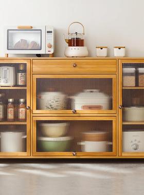 餐边柜12188厨房柜子储物柜置物柜家用备餐柜收纳柜原茶木风厅水