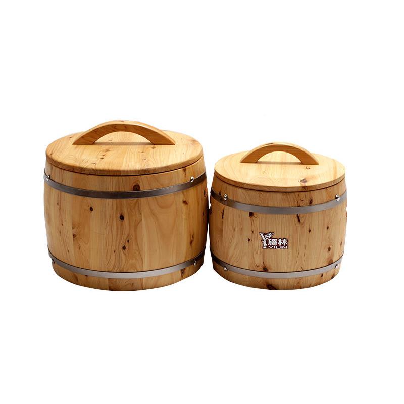 5Z斤V7实木米桶米50斤装密封防潮10储米箱家用面桶缸20斤3DJQ00