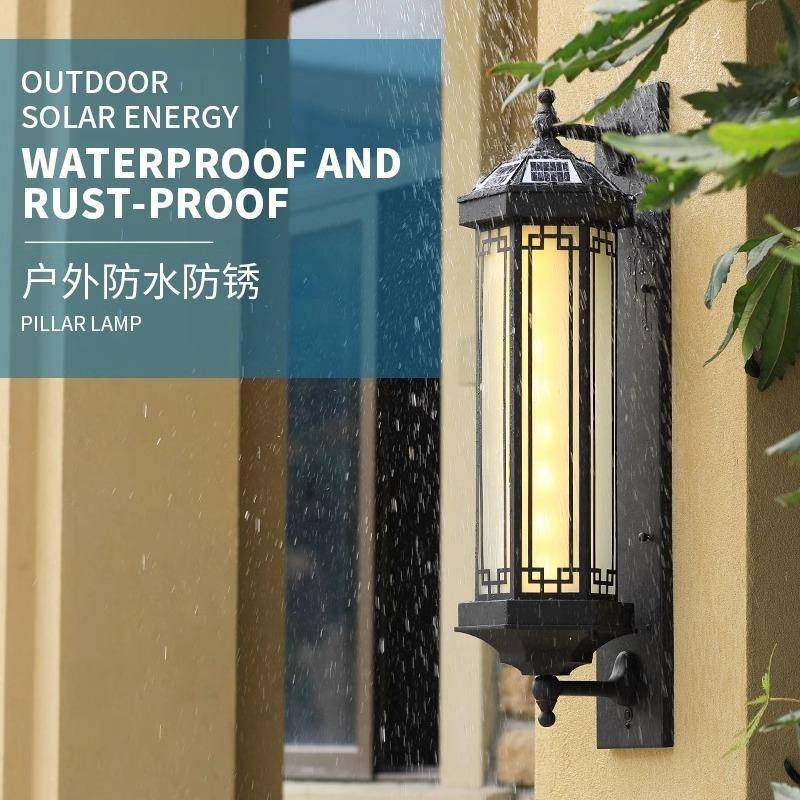 太阳能灯别墅壁大门路灯挂花园台LED外TXSR201墙露灯庭院灯壁式太,家装灯饰光源,户外壁灯,淘宝优惠券,粉丝福利购,淘宝优惠卷