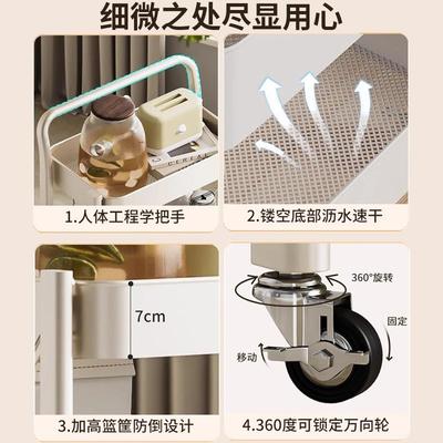 花架子客厅落地式小推车置物架可移动阳台种菜植物架多肉绿植架子
