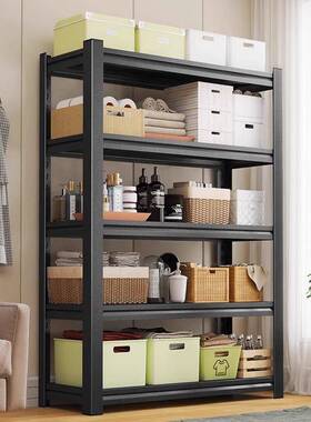 家用置物架落地eMWEkC8J多层架阳台厅客收纳架储物间整超市货快递