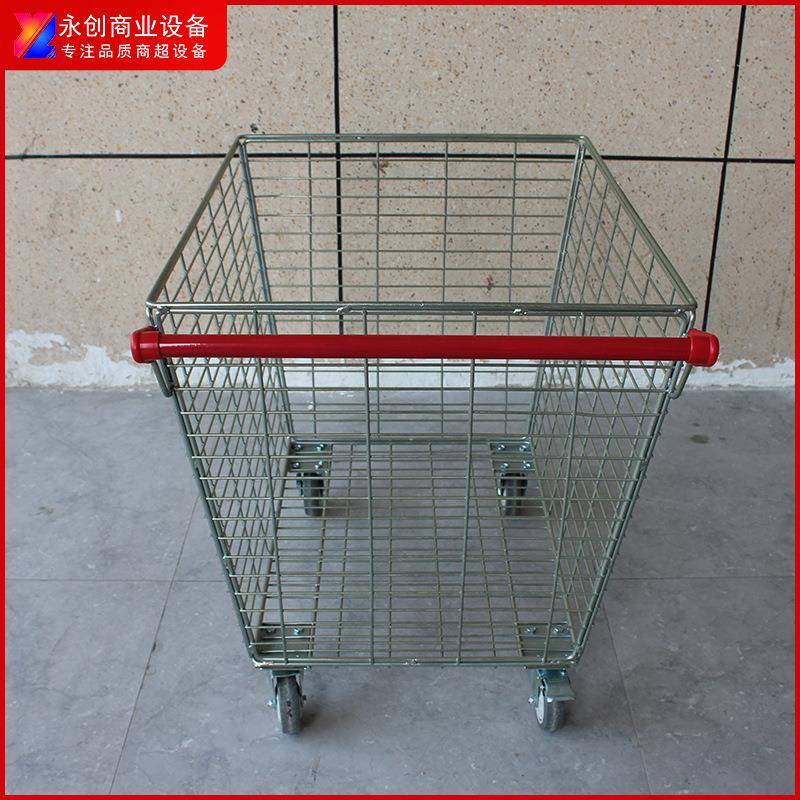 厂超市理货车耐物拣流车货大容FHY量34家0升承重购物手推车
