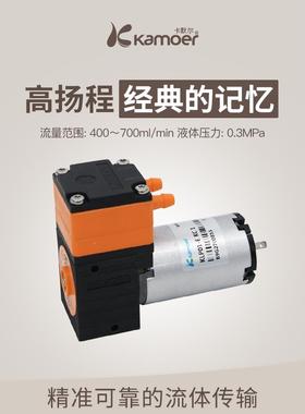 型微隔蚀膜12v电动油KAF泵小型液泵2泵4伏供墨泵工业抗腐水泵高压