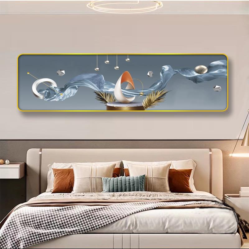 奢V室3馆8现代简约卧床头装饰画轻酒店宾挂画主卧沙发158背景装饰