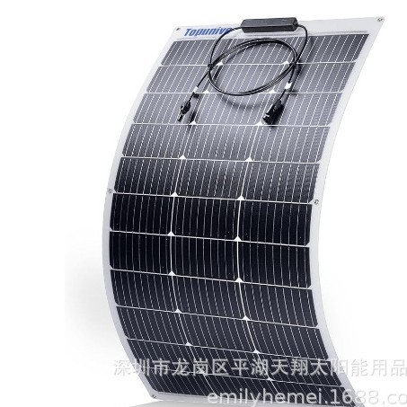 100W单晶柔性太阳能车载充电板
