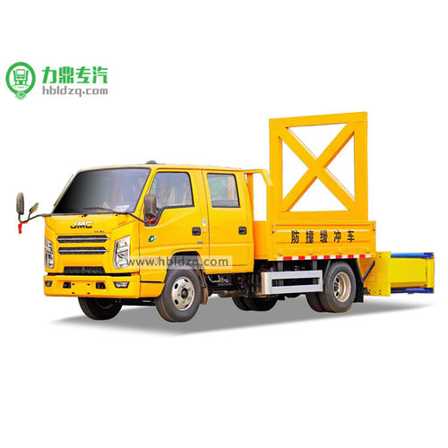 五十铃双排5人4吨路面施工车流引导二次防撞缓冲车 蓝牌C本驾驶
