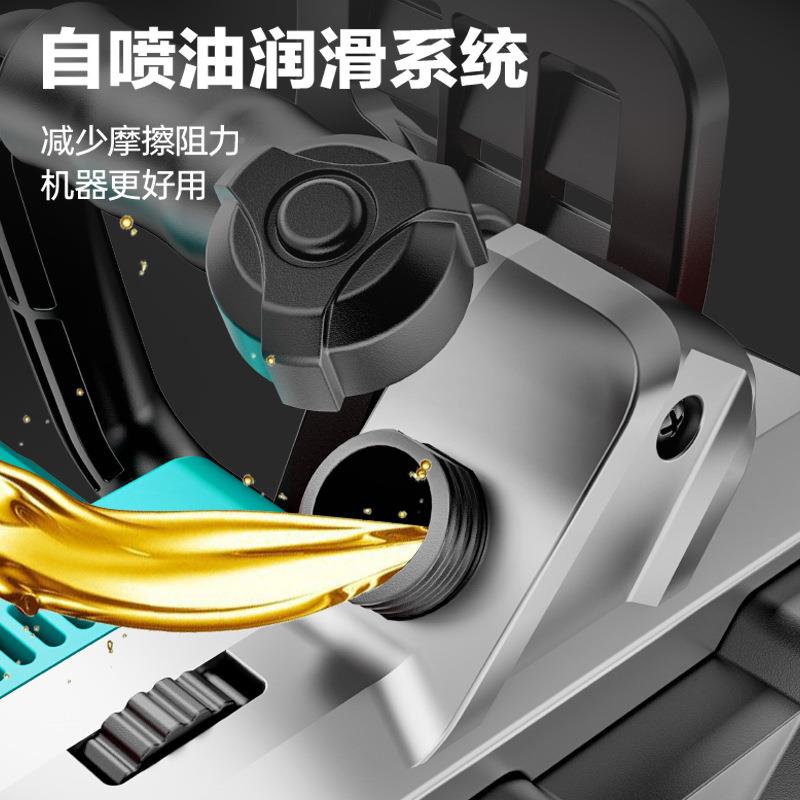 12寸锂电锯无电刷电链锯户外伐木大YCT锯功率锂电充电手锯源头厂