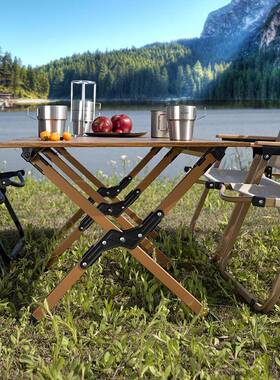 户外折叠桌便携式蛋卷桌VYA营野餐桌旅营桌坚固可收纳坚固野露耐