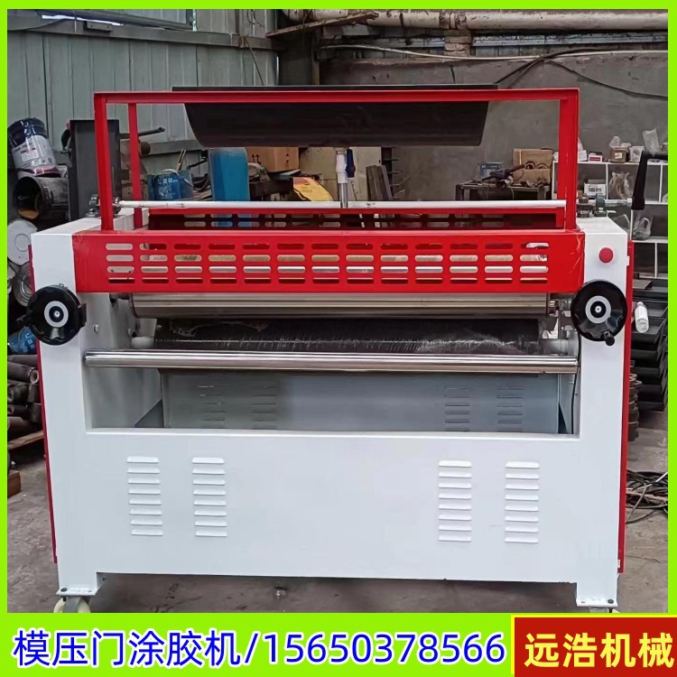 木条薄木皮双面涂胶机防滑滚胶