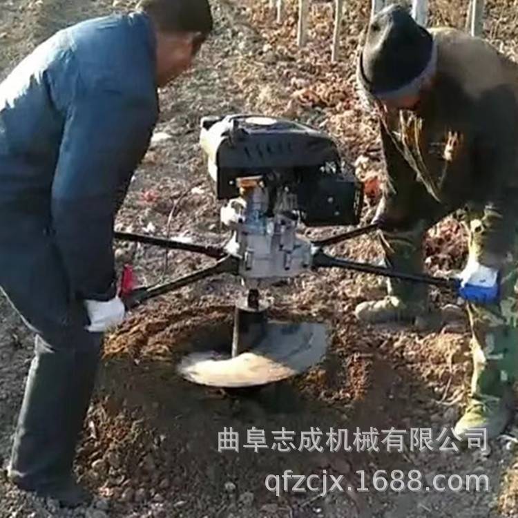 汽油四冲程电线杆挖坑机 建筑施工大功率打桩机 植树造林打眼机