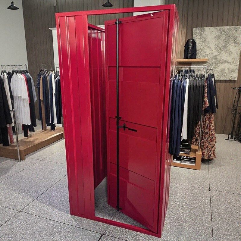 商场铁艺工业风集装箱更衣室空间换衣室隔断间户外落地移动试衣间,商业/办公家具,移动试衣间,淘宝优惠券,粉丝福利购,淘宝优惠卷