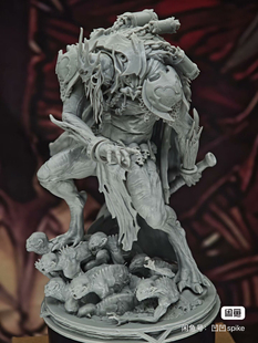 微缩模型 雕塑 gk 模型 战锤 乌索然