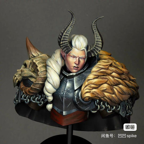 微缩模型 胸像 gk 战锤 混沌女战士